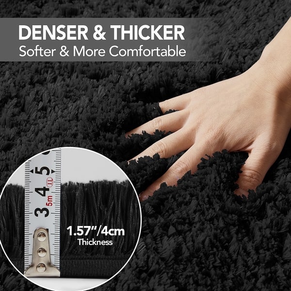 dimension image slide 1 of 13, Deconovo Super Absorbent & Thick Bath Mat Rugs (1 PC)