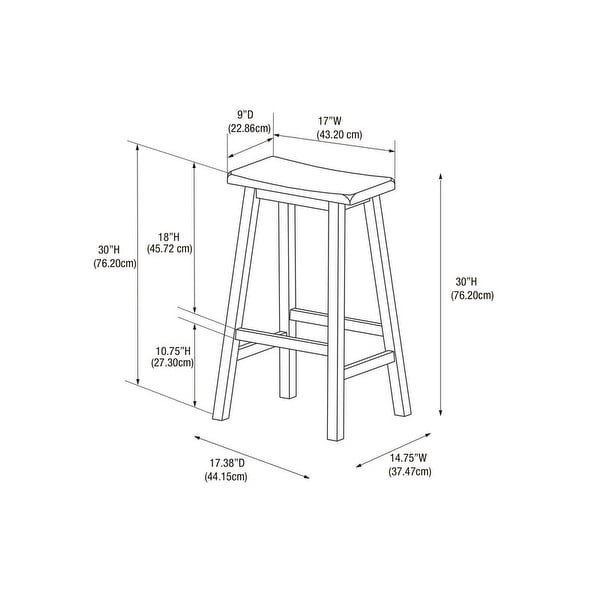 Linon clearance saddle stool