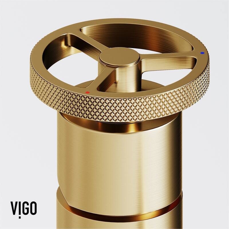 VIGO Cass 12" H Single Handle Single Hole Bathroom Vessel Faucet
