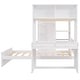 preview thumbnail 14 of 57, Twin Loft Bed with a Stand-alone bed, Shelves, Desk and Wardrobe, White