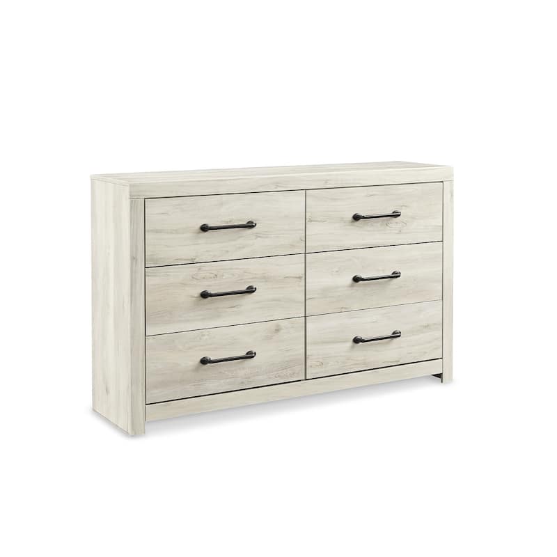 Cambeck Whitewash 6-drawer Dresser
