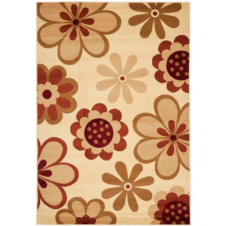 SAFAVIEH Porcello Licia Modern Rug - 2' x 3'7" - Ivory/Green - Rectangle