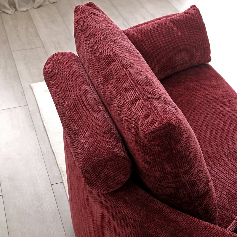 Foldable Linen Chair Bed,Floor Sleeper Sofa Bed,Circular Bed,Adjustable Futon Sofa,Folding Lazy Sofa Couch for Living Room