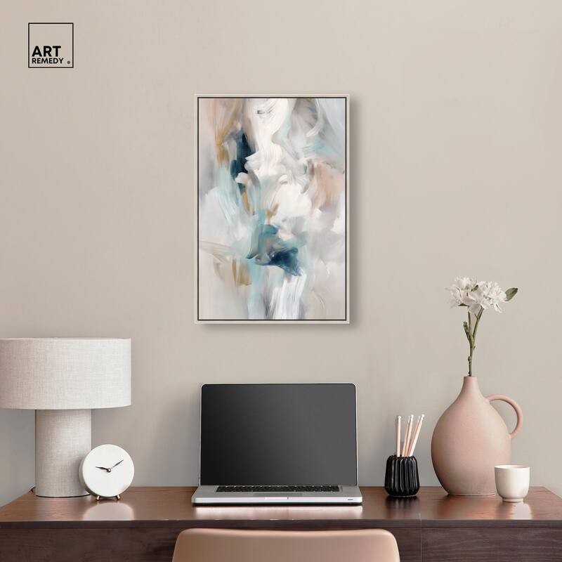 Whispering Colors III Canvas by Art Remedy