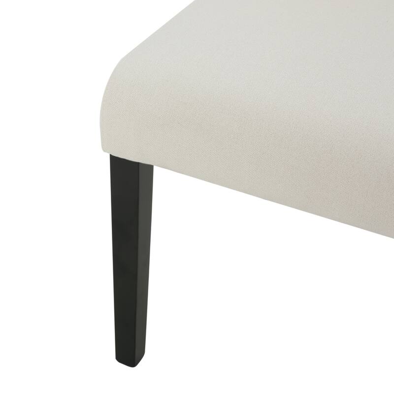 Upholstered Dining Chairs Set of 2, Modern Fabric Dining Room Kitchen Side Chair with Wood Legs for Restaurant/Cafe