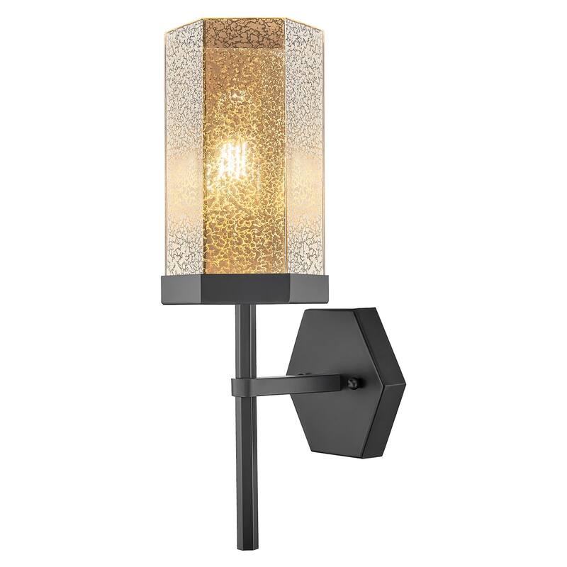 Innovations Lighting 463-1W-G463-8ME Blakeley 15" Tall Wall Sconce - Matte Black