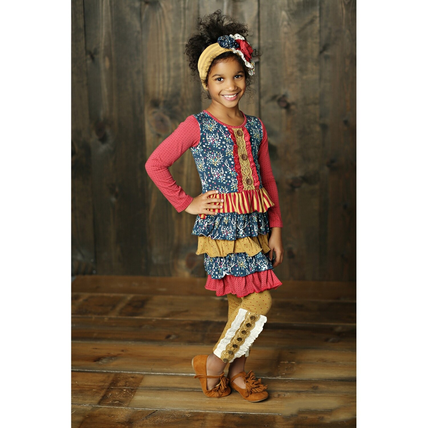 little girl mustard dress