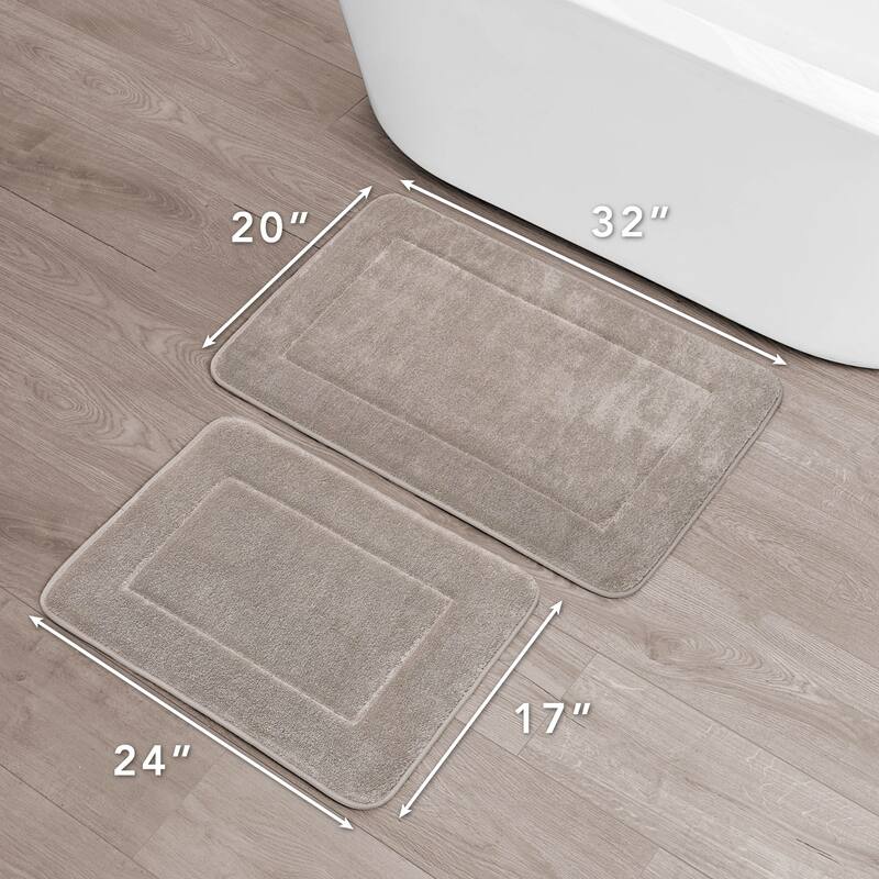 Oliver Brown Terry Memory Foam Bath Mat