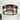 Modern 13.5-inch Matte Black 3-Light Crystal Flush Mount Chandelier - Diameter:16 in