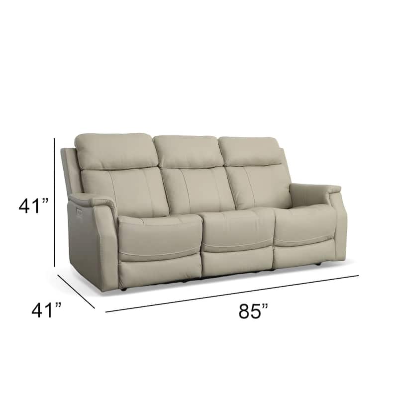 Easton Power Reclining Sofa with Power Headrests & Lumbar by Flexsteel