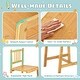 preview thumbnail 10 of 9, Costway Bamboo Kids Study Desk And Chair Set Height Adjustable Home - See Details