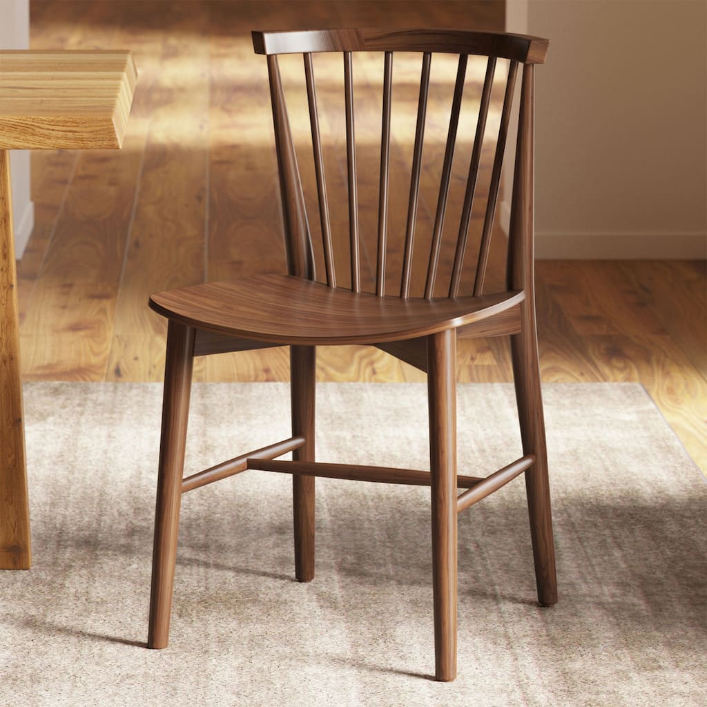 Poly & Bark Ligna Dining Chair - Spindled Bark with Solid Wood Frame