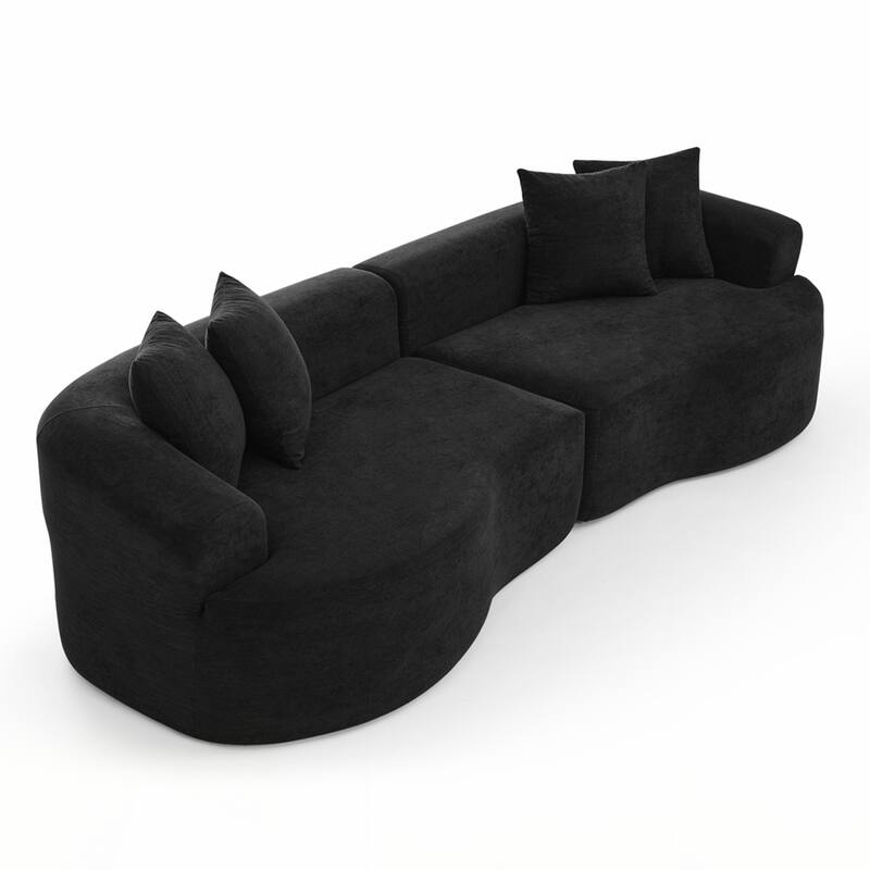 Minimalist Compression Living Room Couch, No Assembly Needed