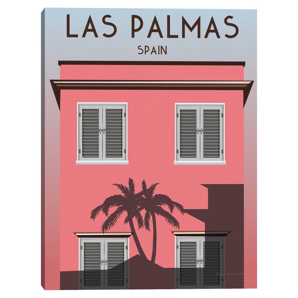 Las Palmas Canvas Art Print