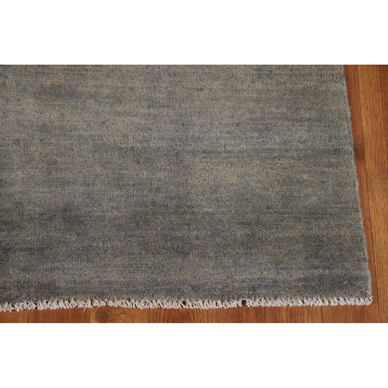 Hand Knotted Oriental 100% Wool Carpet Modern Modern Multi-Colored Gabbeh Area Rug - 4' 10'' X 3' 3''