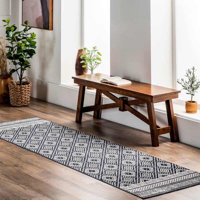 Nuloom Phyllis SpinClean Machine Washable Diamond Trellis Area Rug