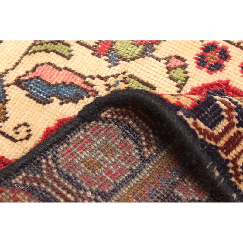 ECARPETGALLERY Hand-knotted Andelz Red Wool Rug - 3'1 x 4'5