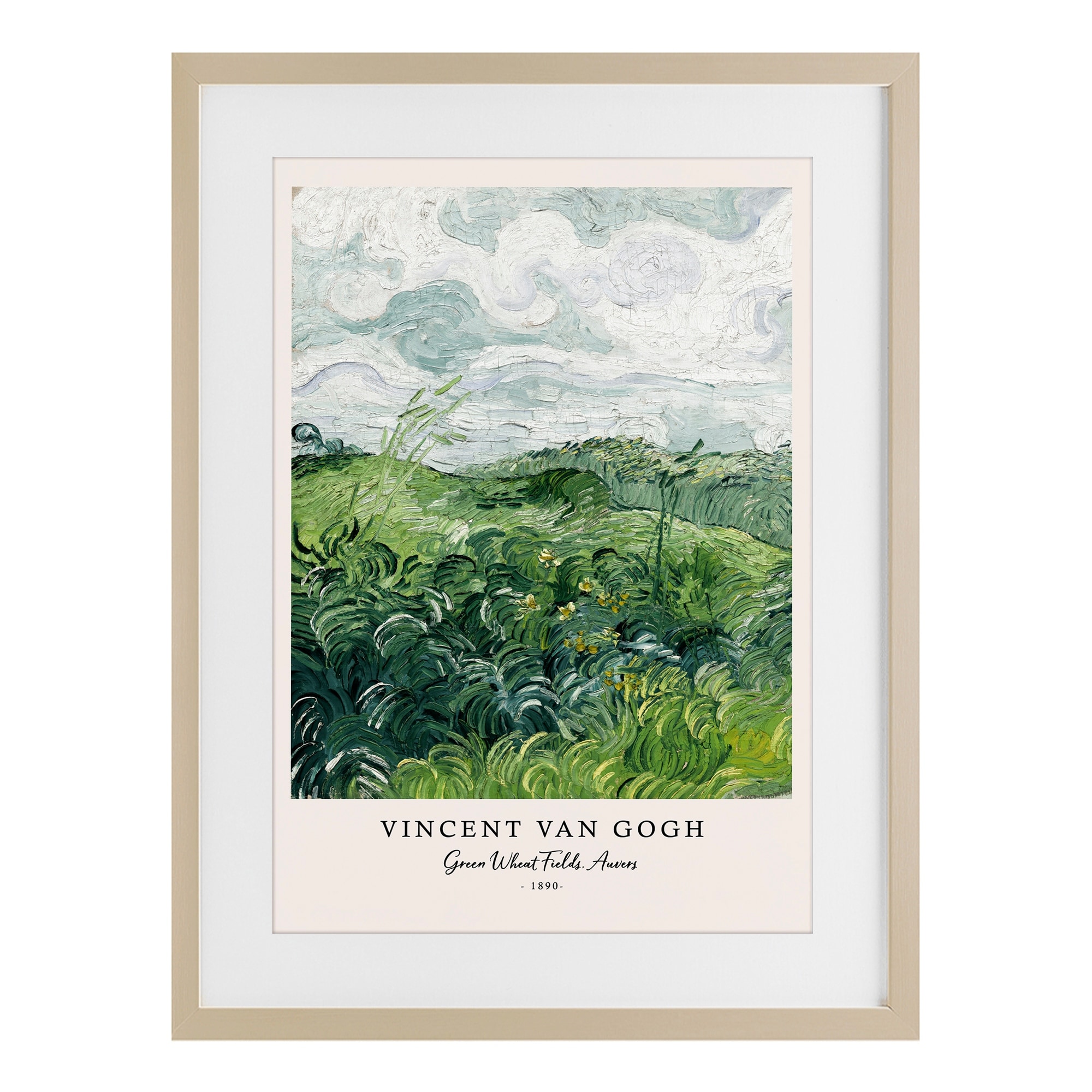 Stupell Classic Green Wheat Fields Under Glass Framed Design By Vintage Hustle