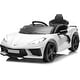 preview thumbnail 1 of 18, Funtok GT01A 12V Electric Ride On Car Licensed Chevrolet Corvette C8 Kids Electric Car White