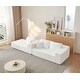 preview thumbnail 35 of 46, GDFStudio - 104" Cloud Modern Innovative Chenille Modular Sofa with L-Shape Chaise and Deep Seat