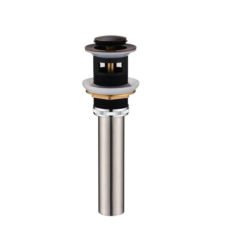 DORNBERG B012A Pop Up Bathroom Sink Drain with Overflow