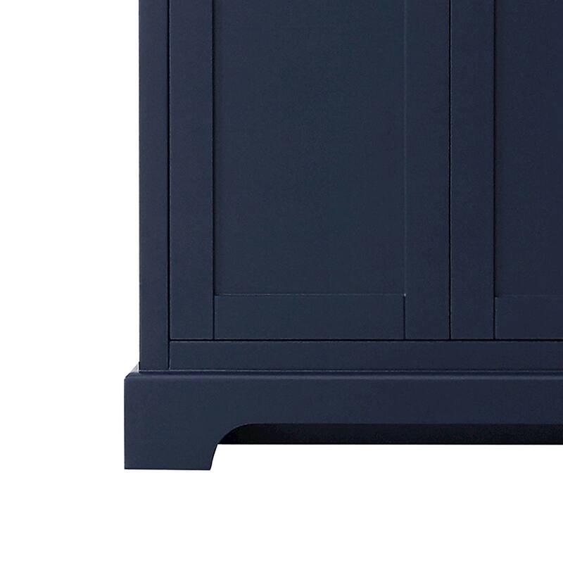 Wyndham Collection Avery 72" Double Free Standing Vanity Cabinet Only