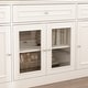 preview thumbnail 8 of 48, Large Entertainment Center Bookshelves 57x38 inch Hutch Space for TV