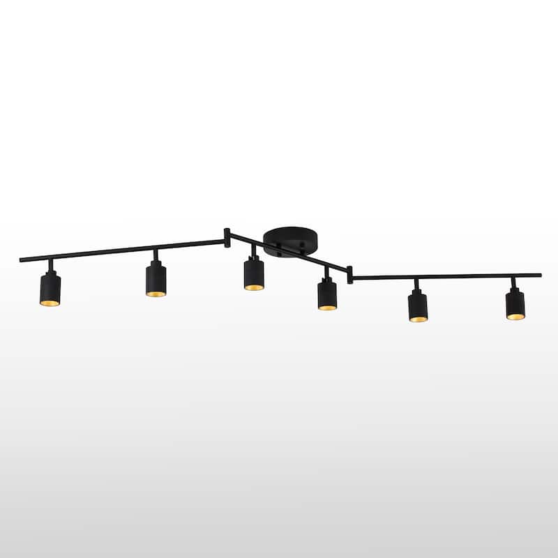 VidaLite Shura 6Head LED Swivel Track Light, Directional Spot Lights