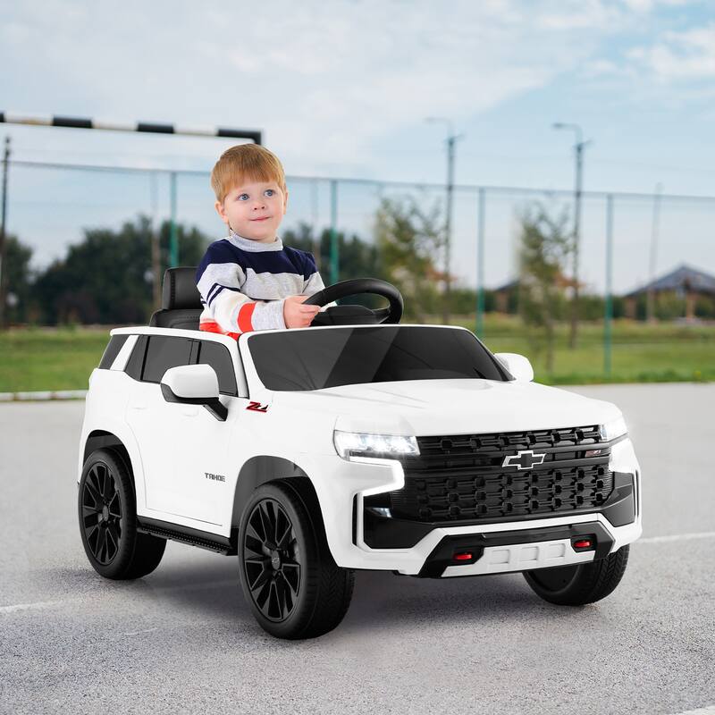 Gymax 12V Kids Ride On Car Chevrolet Tahoe Electric Truck SUV Remote - See Details