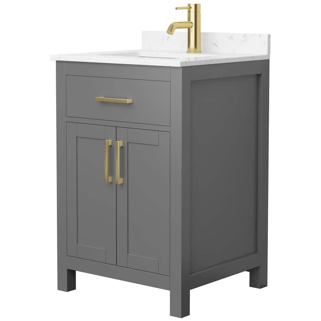 Wyndham Collection WCG242424S-VCA-MXX Beckett 24" Free Standing Single