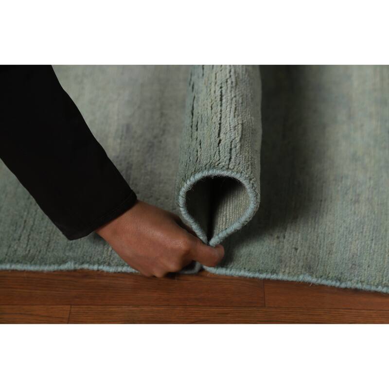 Stripe Gabbeh Modern Rug Handmade Wool Carpet - 2'7" x 4'1"