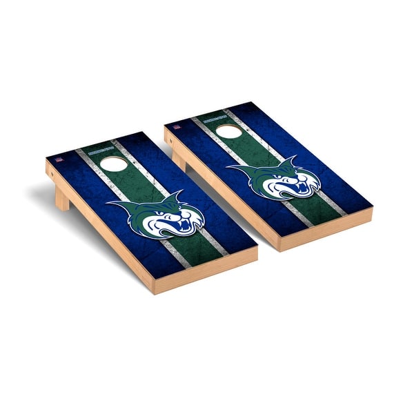 slide 2 of 5, Georgia College Bobcats Vintage Cornhole Board Set