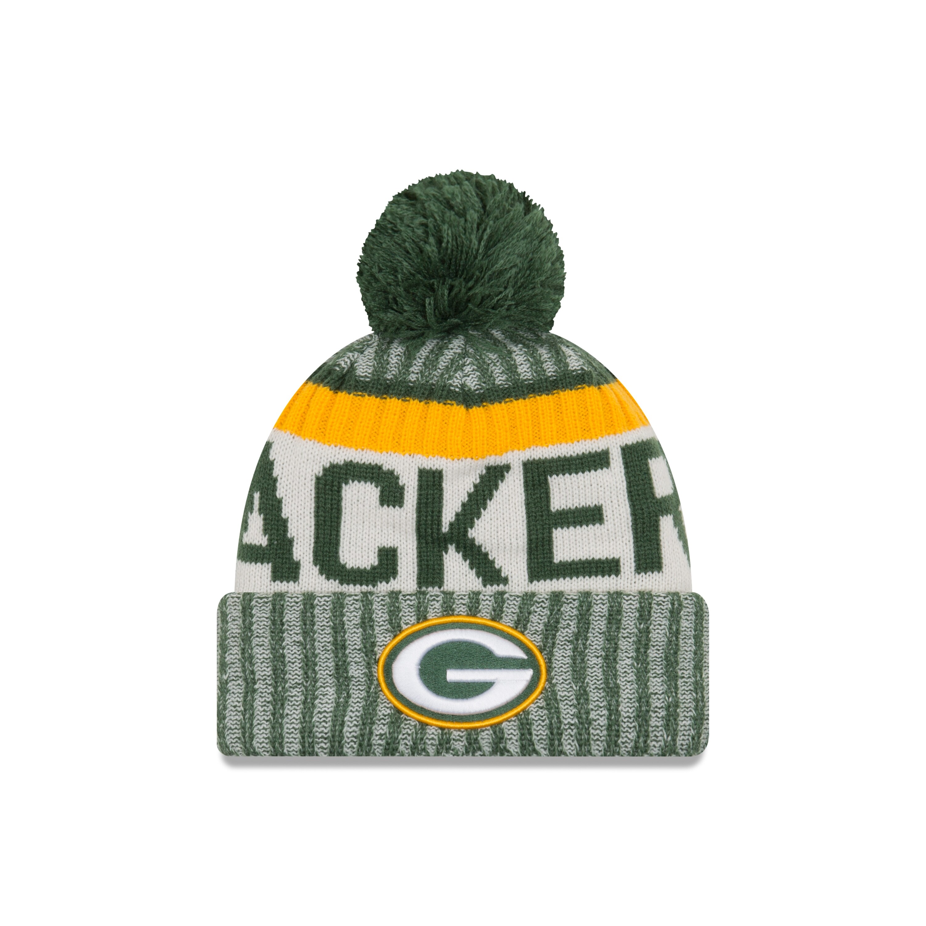 Shop Green Bay Packers 2017 On Field Green Sport Knit Beanie