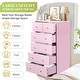 preview thumbnail 62 of 62, 6-Drawer Large Dresser For Bedroom And Chest Of Drawers With Sturdy Construction Wood Storage Organizer For Closet