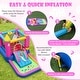 preview thumbnail 17 of 16, Costway 4-in-1 Kids Princess-themed Bouncer with Slide Basketball Hoop - Multicolor