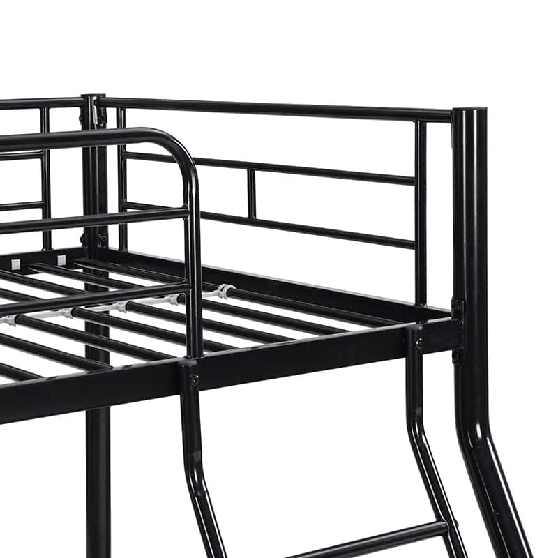Modern Metal Bunk Bed Frame - Space Saving, Sturdy Steel Construction, Easy Assembly, No Box Spring Needed