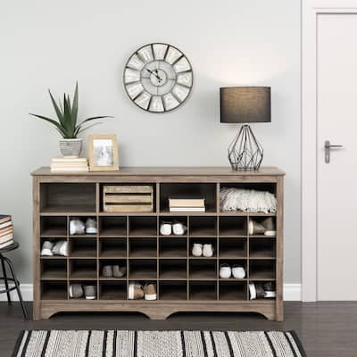 Prepac 60" Entryway Shoe Cubby Console