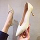 preview thumbnail 6 of 9, Korean New Fashion Club Thin High Heel Serpentine Soild Women Pointed Pumps