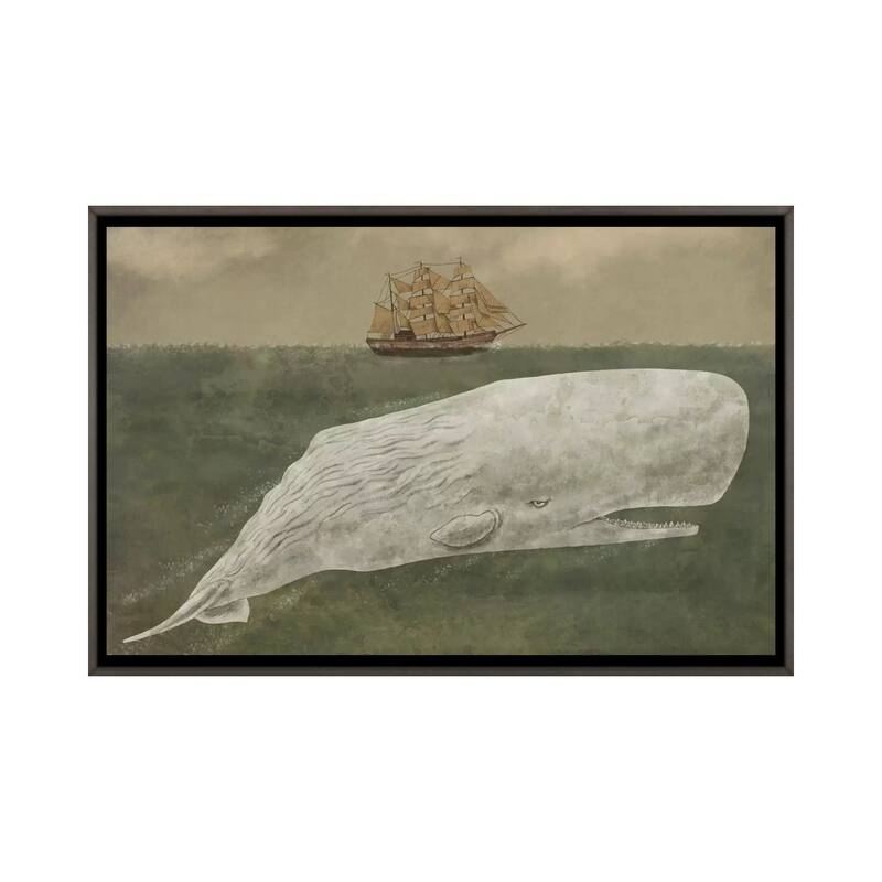 iCanvas "Far From Nantucket" by Terry Fan Framed - Charcoal - 32x48