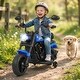 preview thumbnail 4 of 38, Gymax Kids Motorcycle w/Headlight Music Training Wheels Foot Pedal for Navy