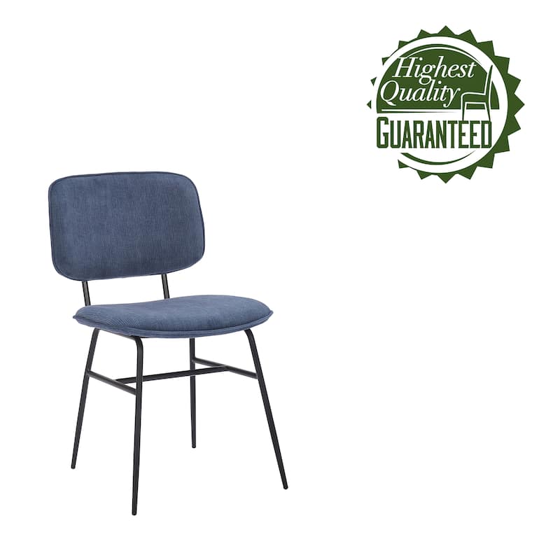 Porthos Home Efia Set of 2 Dining Chairs, Steel Frames, Armless