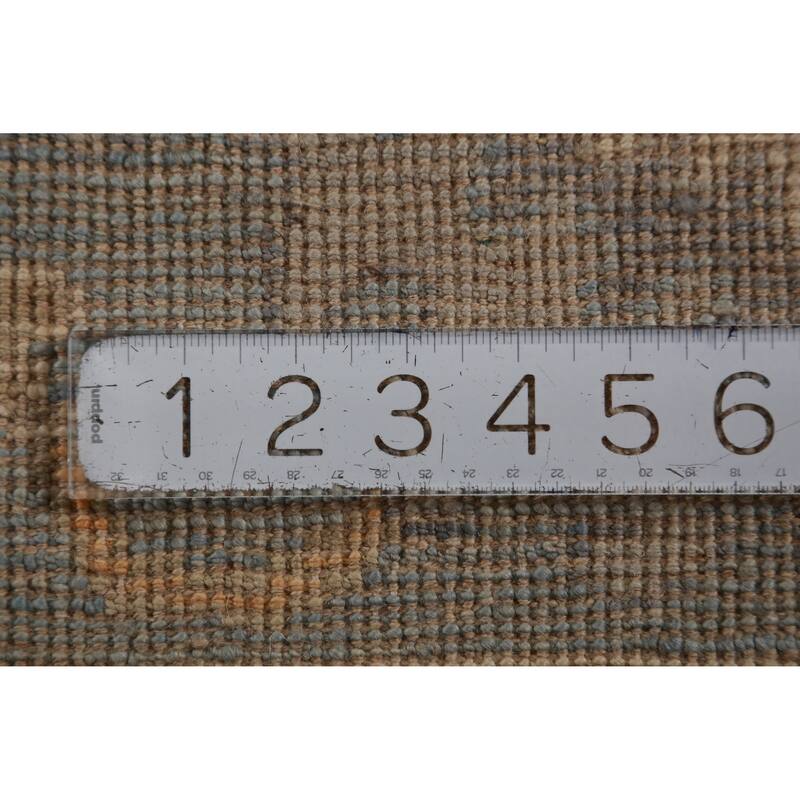 Hand Knotted Oriental 100% Wool Carpet Transitional All-Over Greys & Charcoal Oushak Area Rug - 10' 3'' X 8' 0''