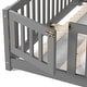 preview thumbnail 19 of 159, Wood Floor Bed with Safety Guardrails and Door