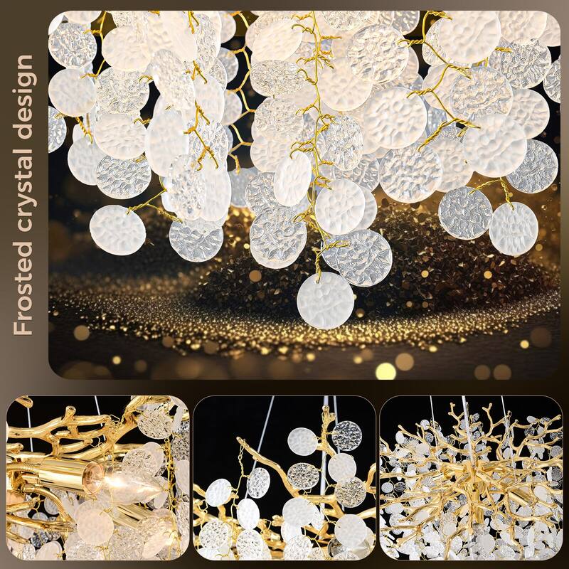 Tree Branch Chandelier Modern Crystal Chandelier Ceiling Hanging Light