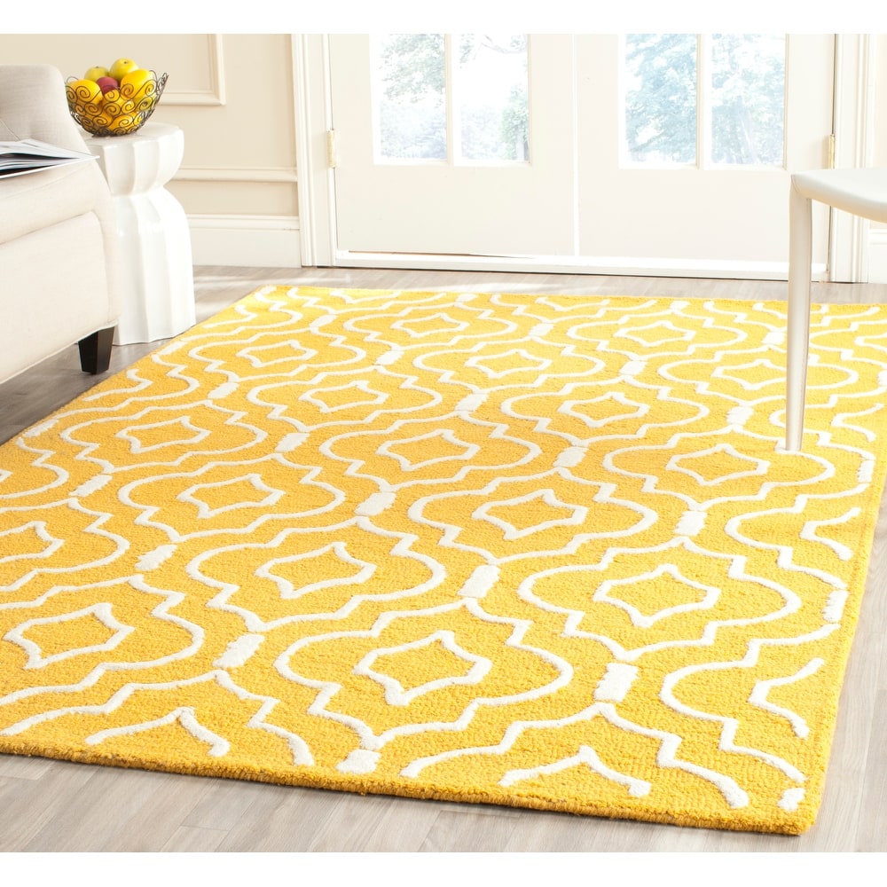 SAFAVIEH Handmade Cambridge Smaragda Modern Wool Rug