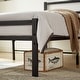 preview thumbnail 5 of 13, Durable Twin Bed Frame with Heavy Duty Metal Construction Noise Free And Functional