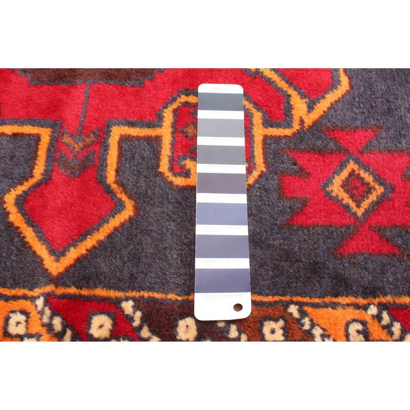 ECARPETGALLERY Hand-knotted Teimani Dark Navy Wool Rug - 3'6 x 6'8