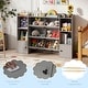 preview thumbnail 43 of 42, Costway Kids Toy Storage and Bookshelf with 8 Boxes Open Shelves & 2 - See Details