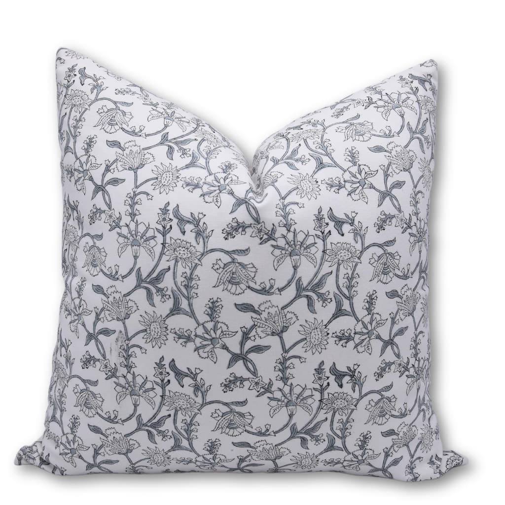 Cotton Square Block print pillow Cover - Jaldhara
