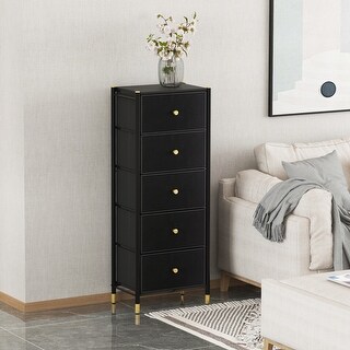 tall skinny black dresser Granville Narrow Each of the six drawers for clothing measures 13.5 inch D x 16.5 inch W x 4.5 inch H Hasuit | 51.8 Inch Tall